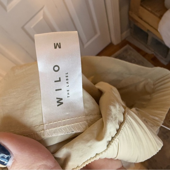Women’s Anthropologie Wilo the Label Clay Cargo Pants Size MediumTan New - Picture 6 of 7
